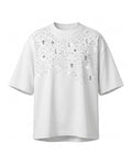 WHITE CROSS STAR RHINESTONE TEE