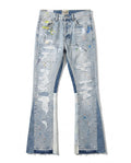 Light Blue Paint Splatter Flares