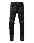 Black Diamond Studded Jeans