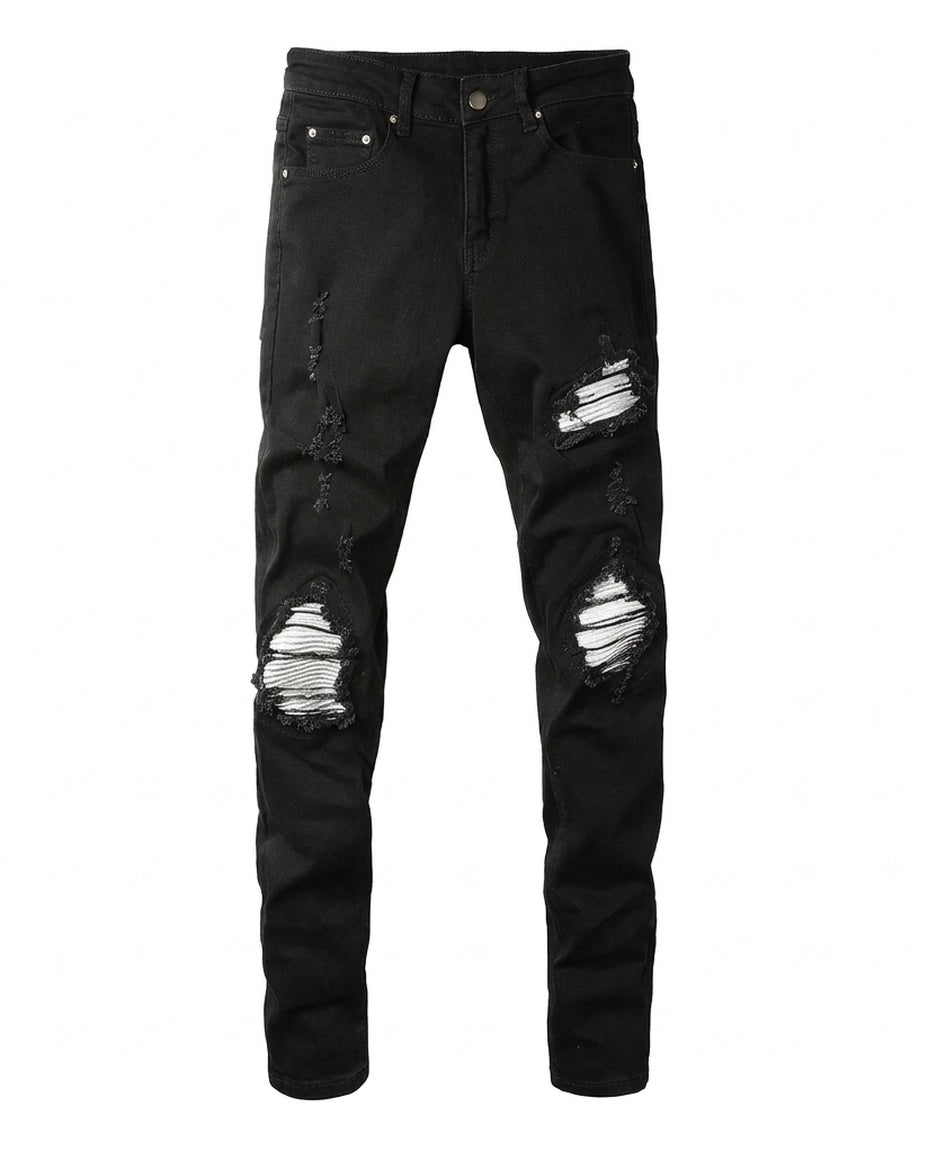 Black Ripped Skinny Jeans