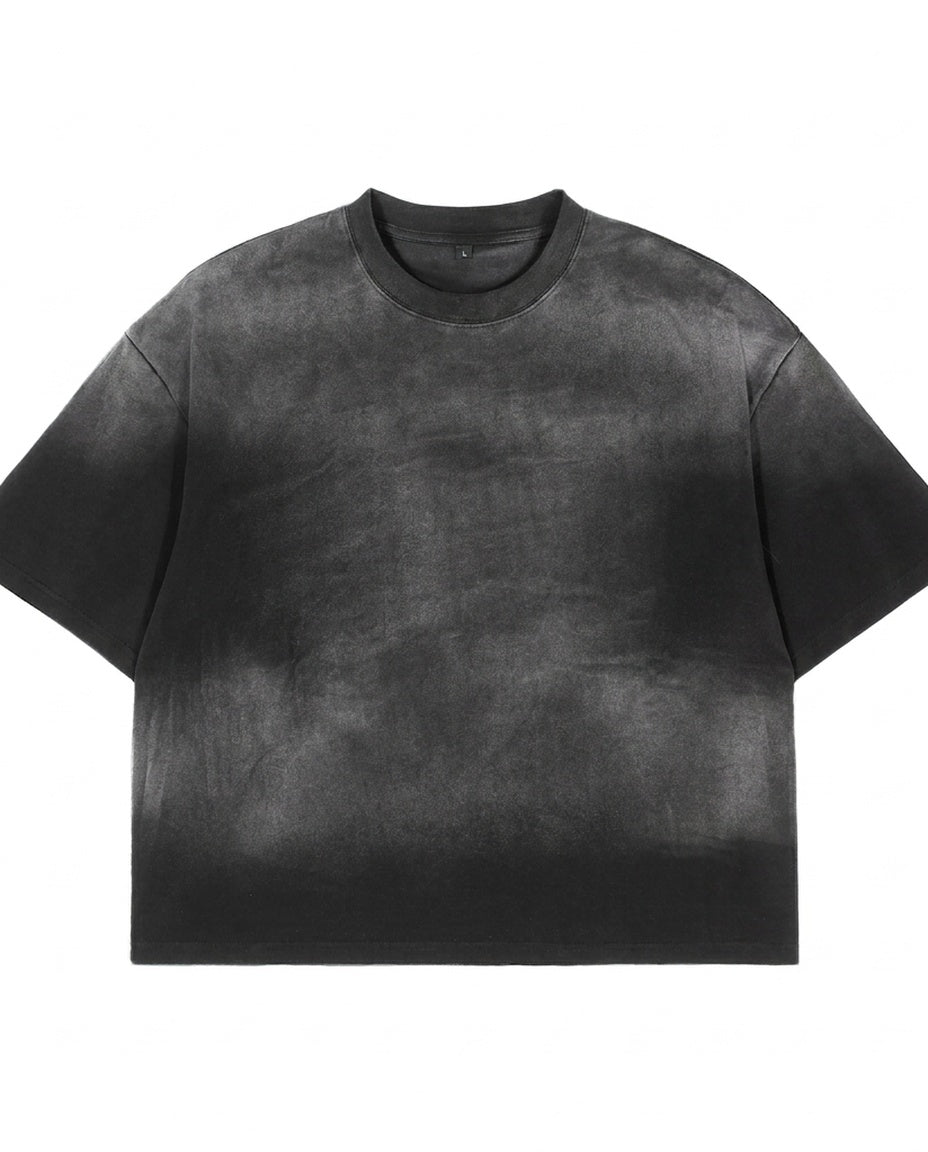 Black Washed Oversized Tee