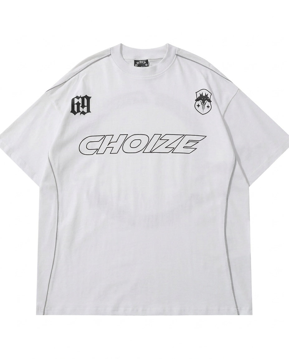 White CHOIZE Reflective Tee