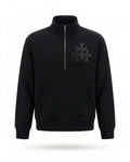 BLACK CROSS HALF ZIP