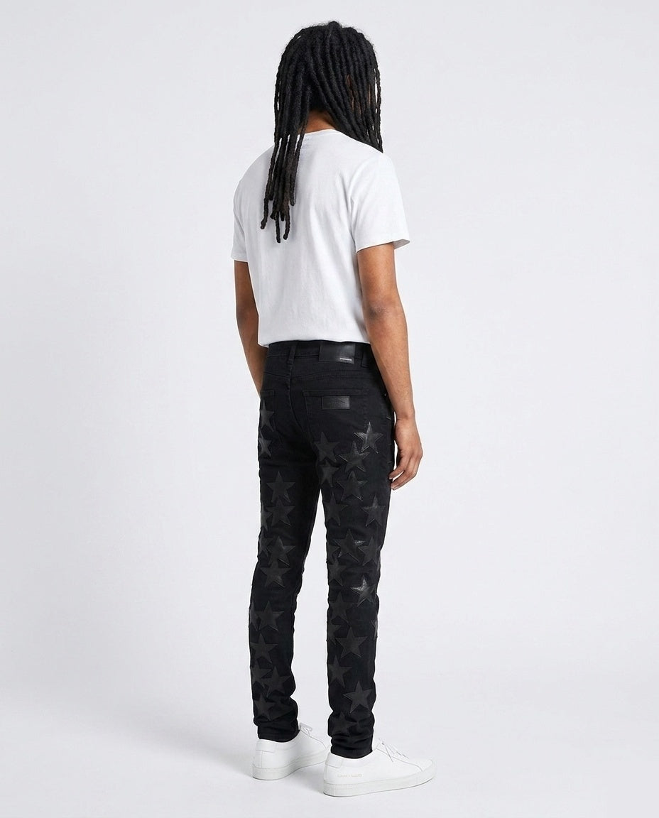 Black Star Patch Jeans