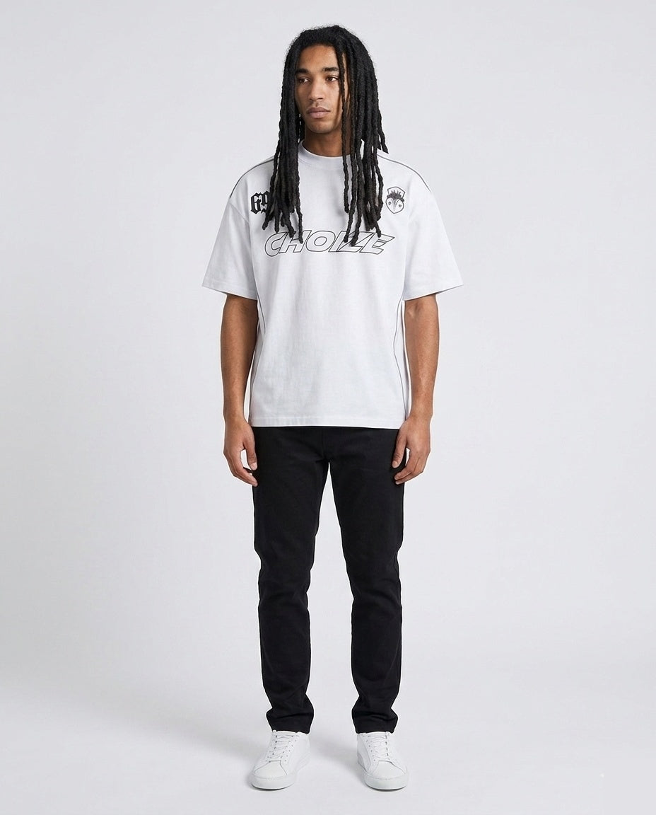 White CHOIZE Reflective Tee