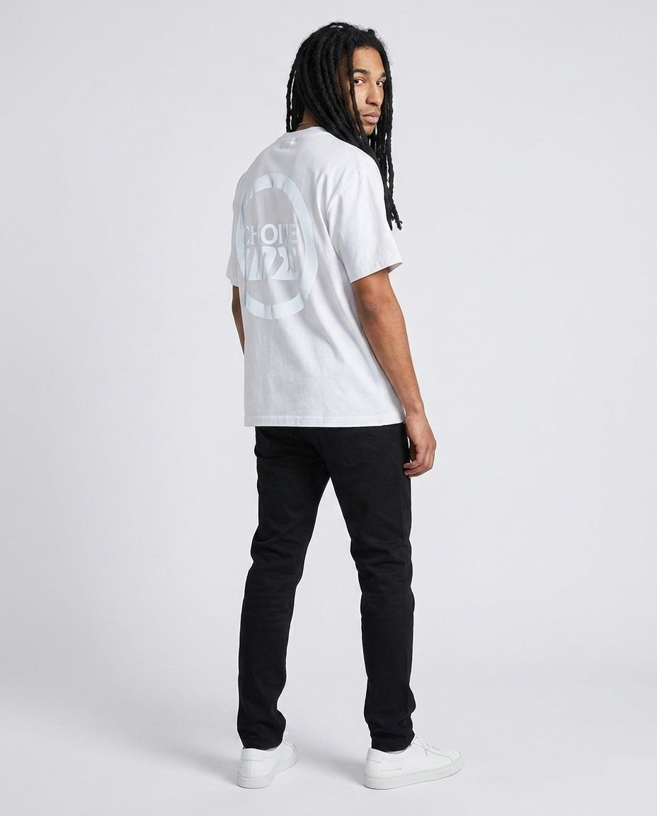 White CHOIZE Reflective Tee