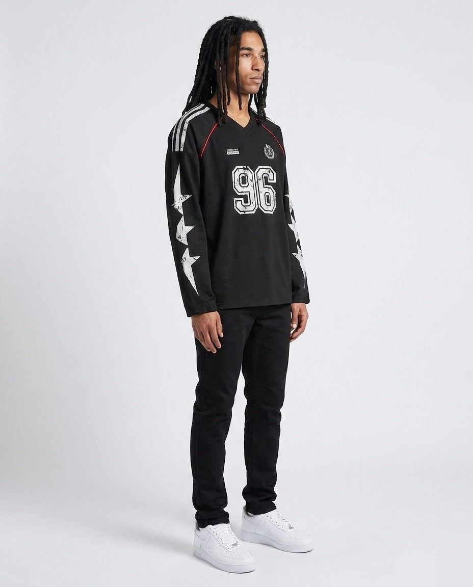 Black Lightning 96 V-Neck LS