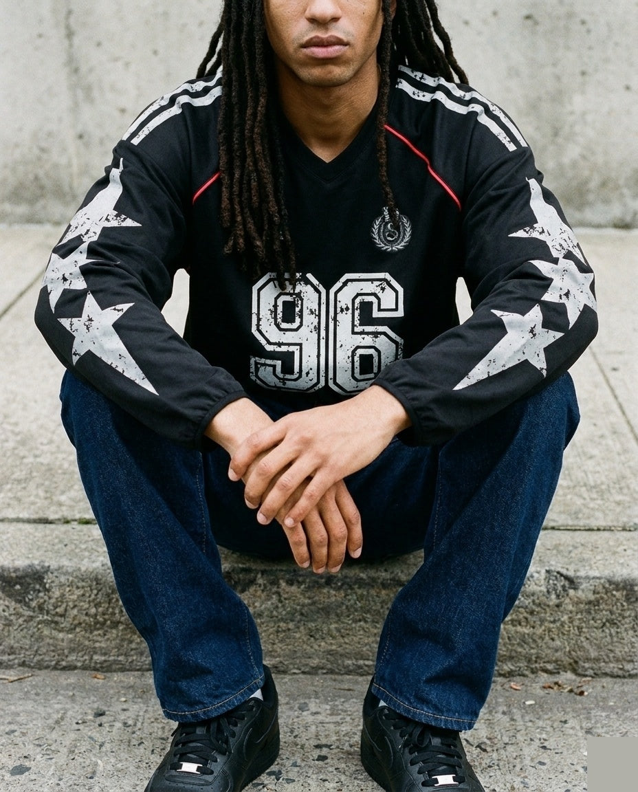 Black Lightning 96 V-Neck LS