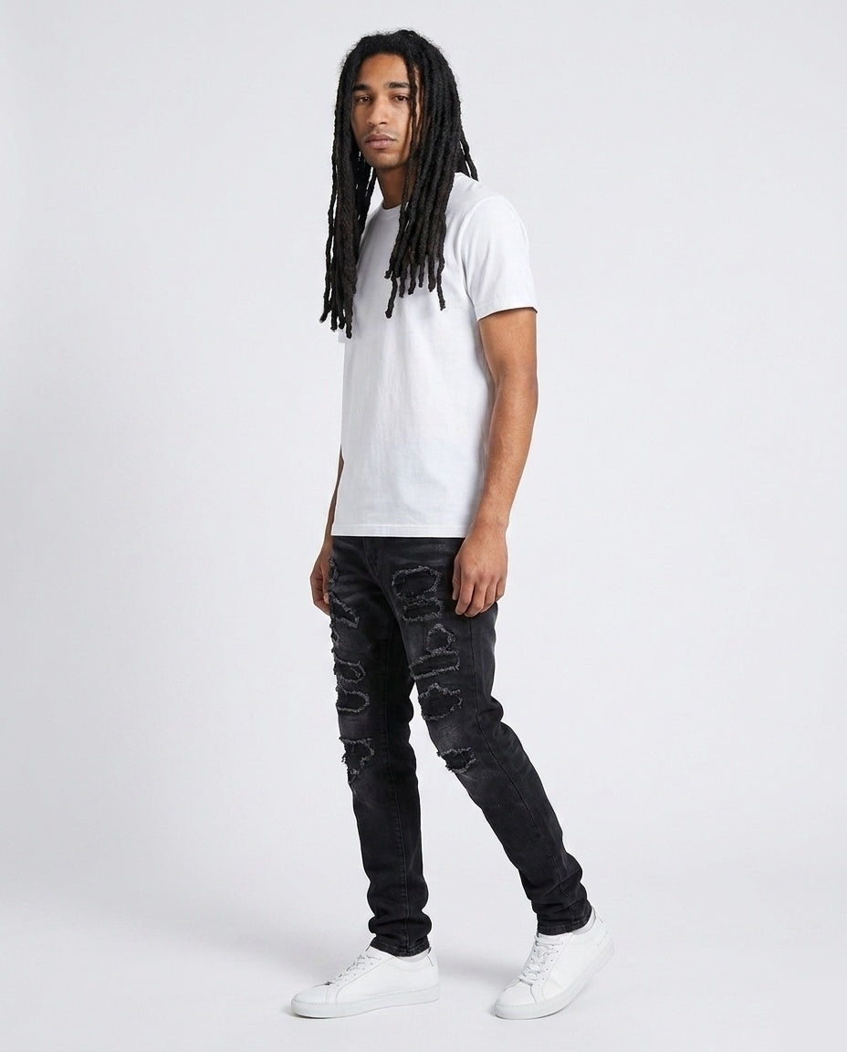 Black Ripped Jeans