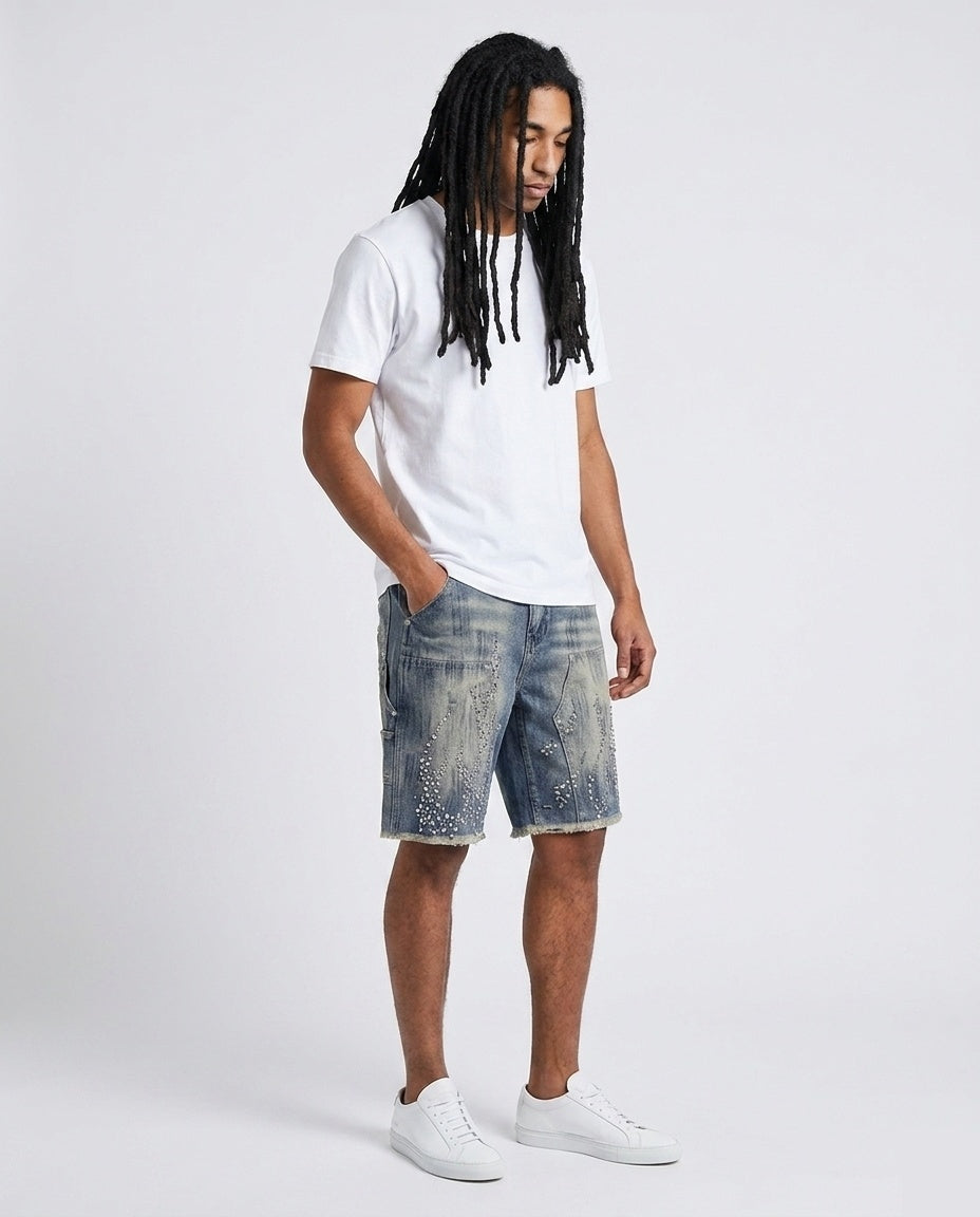 Blue Flame Carpenter Shorts