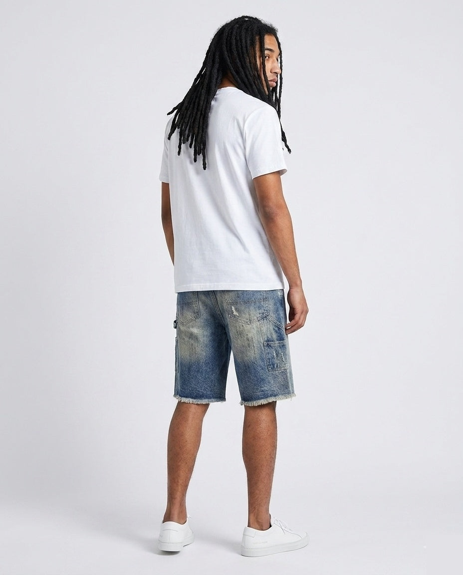 Blue Flame Carpenter Shorts
