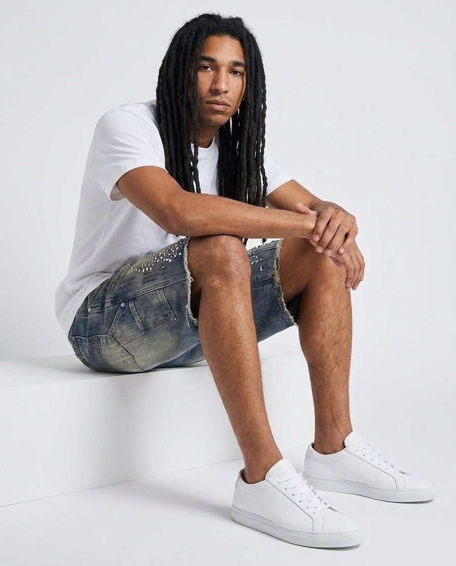 Blue Flame Carpenter Shorts