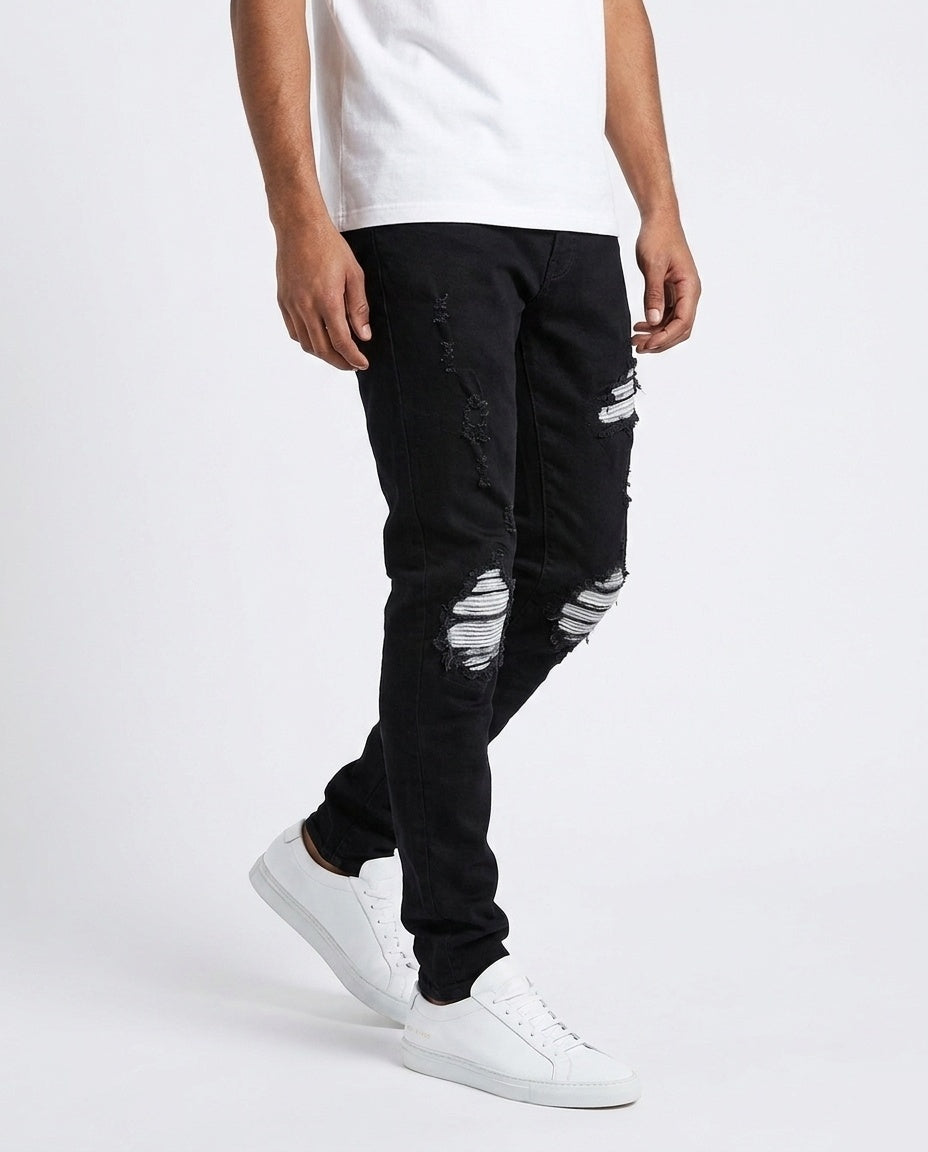 Black Ripped Skinny Jeans