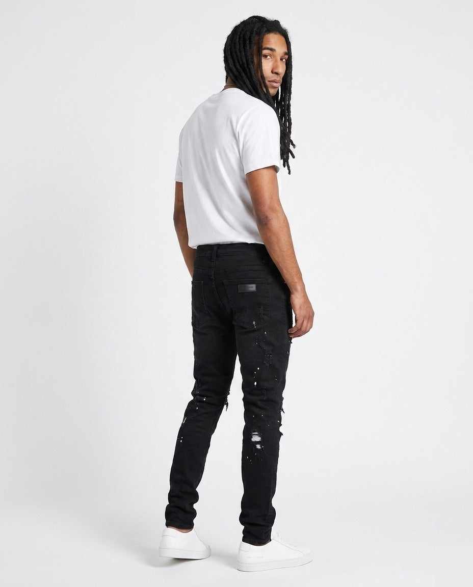 Black Ripped Skinny Jeans