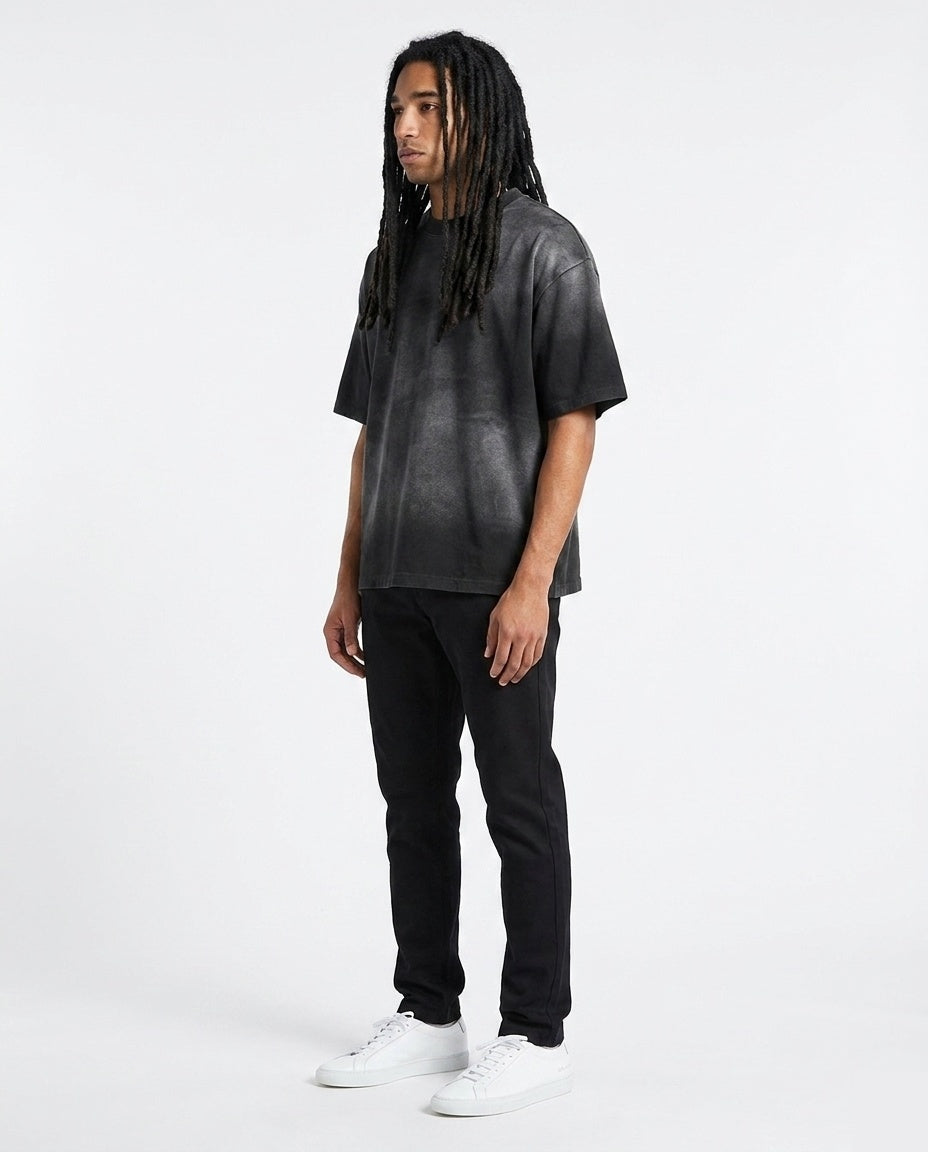 Black Washed Oversized Tee